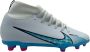 Nike mercurial superfly voetbalschoenen wit blauw kinderen - Thumbnail 3