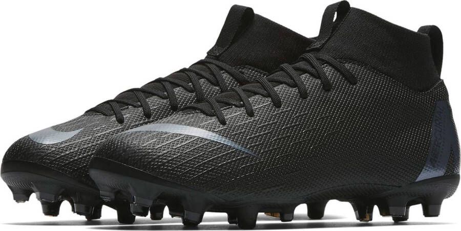 Nike Jr Superfly Academy DF MG Voetbalschoenen Junior Sportschoenen Unisex zwart grijs