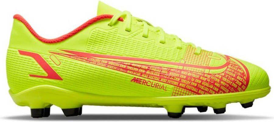 Nike Jr. Mercurial Vapor 14 Club FG MG Voetbalschoen voor kleuters kids (meerdere ondergronden) Geel