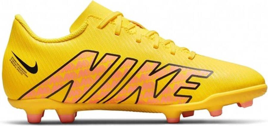 Nike Jr. Mercurial Vapor 15 Club FG MG Voetbalschoenen voor kleuters kids(meerdere ondergronden) Geel - Foto 3