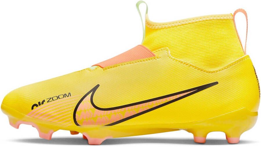Nike Jr. Zoom Mercurial Superfly 9 Academy FG MG Voetbalschoenen voor kleuters kids(meerdere ondergronden) Geel - Foto 2