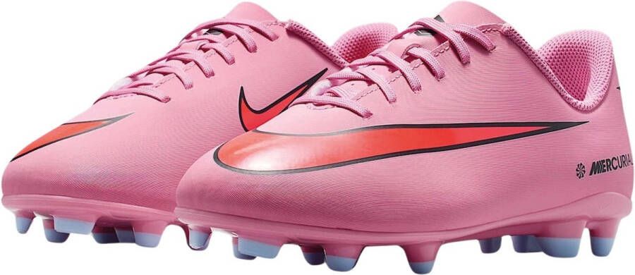 Nike MG Low-top voetbalschoenen voor kleuters kids (meerdere ondergronden) Jr. Mercurial Vapor 16 Club Magic Flamingo- Magic Flamingo