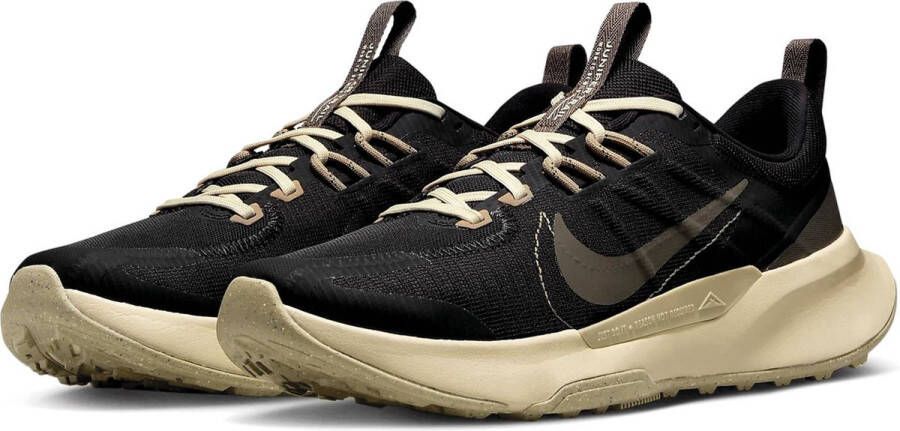 Nike juniper trail 2 hardloopschoenen zwart groen heren