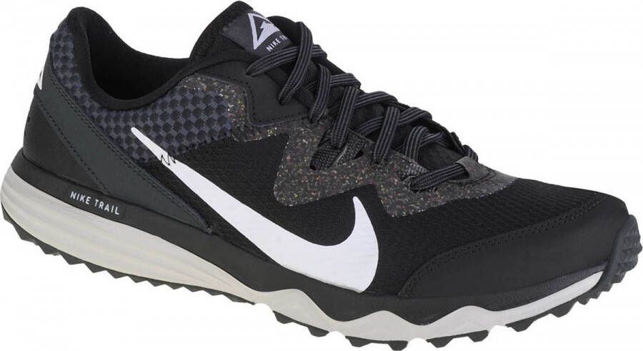 Nike Juniper Trailrunningschoenen Heren Black White Dk Smoke Grey Fog