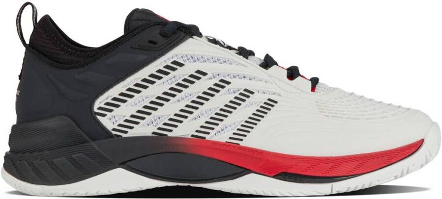 Nike K-Swiss Hypercourt Supreme 2 Tennisschoenen White Zwart Red Heren