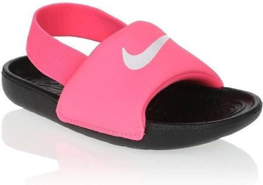 Nike Kawa Slipper voor baby's peuters Digital Pink Black White