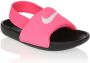 Nike Kawa Slipper voor baby's peuters Digital Pink Black White - Thumbnail 2