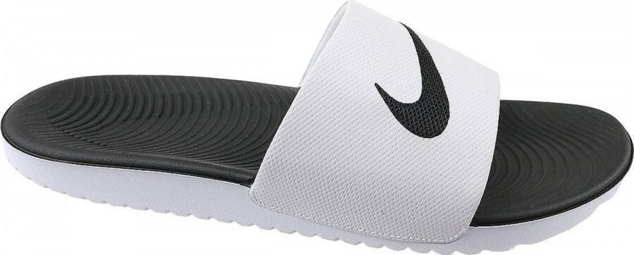 Nike Kawa Younger Older Kids' Slide White Black Kind White Black