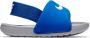 Nike Kawa TD Slippers Hyper Cobalt White Wolf Grey Kinderen - Thumbnail 1