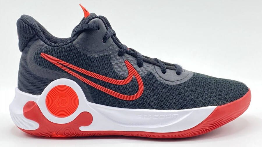 Nike Kd Trey 5 Ix Black University Red White Schoenmaat 45 1 2 Basketball Performance Low CW3400 001