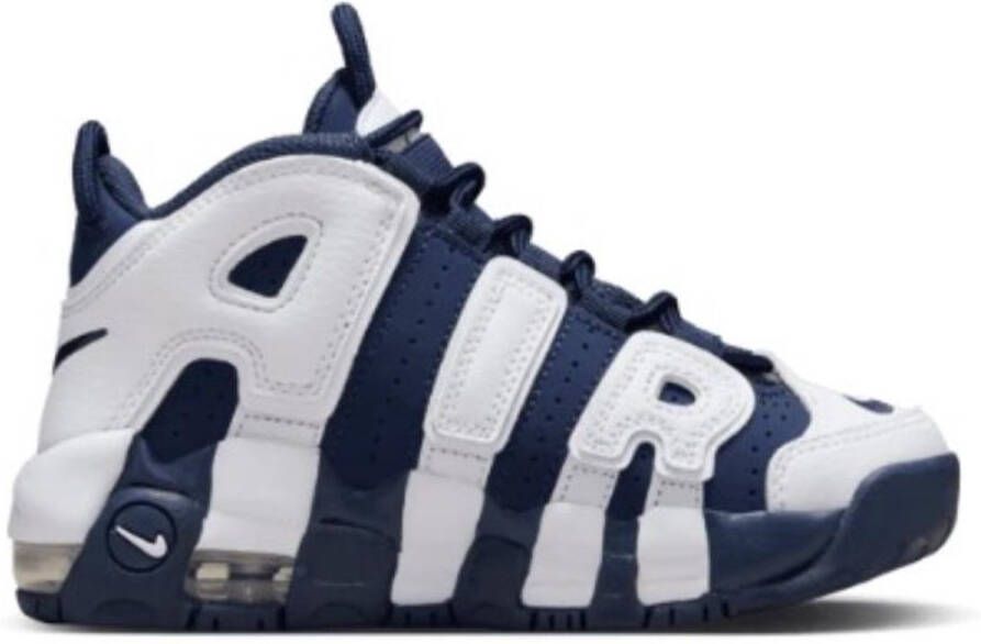 Nike kleuterschoenen Air More Uptempo White Metallic Gold University Red Midnight Navy Kind White Metallic Gold University Red Midnight Navy