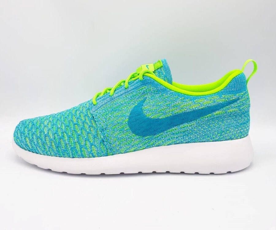 Nike Knit Sneaker Blauw Groen