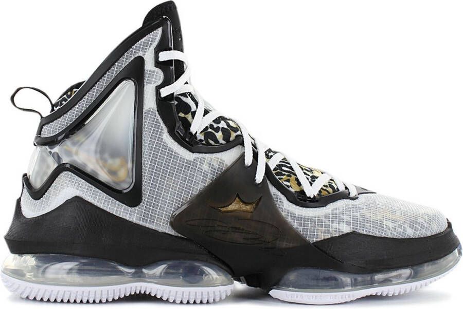Nike Lebron 19 White Metallic Gold Black Schoenmaat 40 1 2 Basketball Performance Mid CZ0203 100