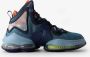 Nike Lebron 19 Blackened Blue Medium Blue Worn Blue Schoenmaat 44 1 2 Basketball Performance Mid CZ0203 400 - Thumbnail 1