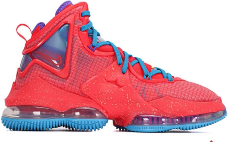 Nike Lebron 19 Siren Red Siren Red Laser Blue Schoenmaat 51 1 2 Basketball Perfor ce Mid CZ0203 600 - Foto 11