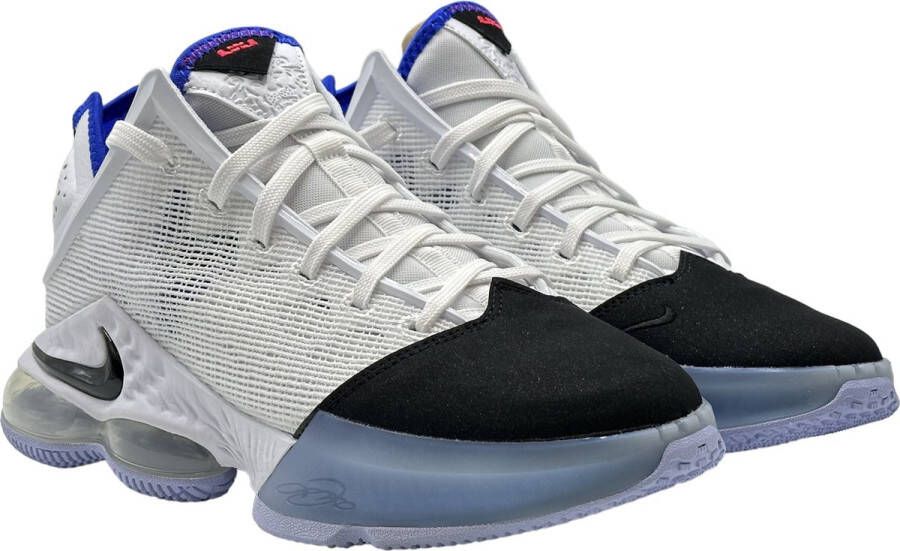 Nike Lebron 19 Low White Black Medium Blue Siren Red Schoenmaat 44 1 2 Basketball Performance Low DH1270 100