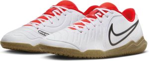 Nike tiempo club voetbalschoenen wit zwart heren