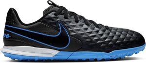 Nike Legend 8 Academy Turf Voetbalschoen Junior kleur zwart blauw