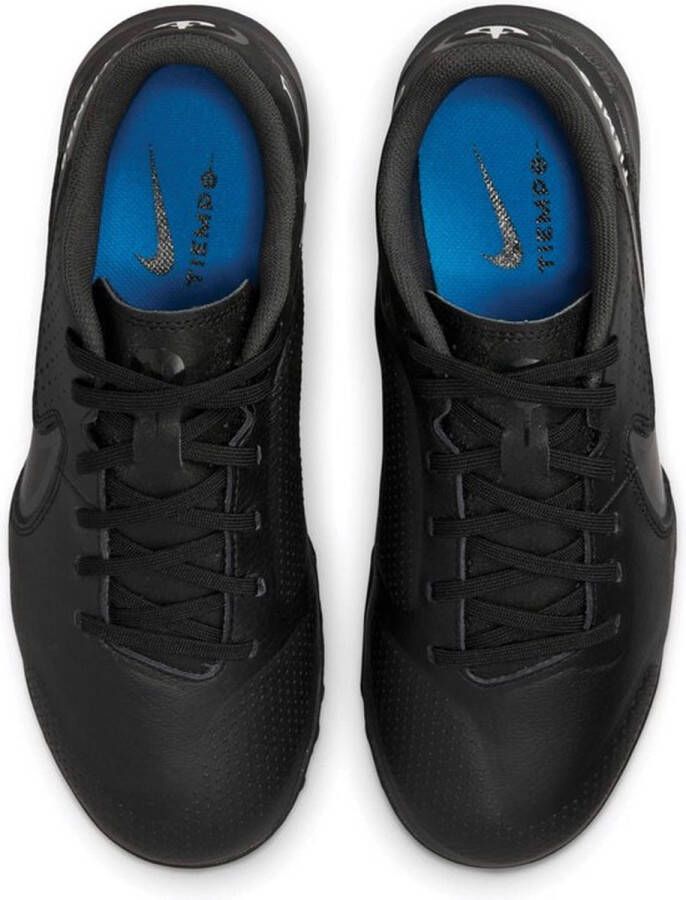 Nike Jr. Tiempo Legend 9 Academy TF Voetbalschoenen voor kleuters kids (turf) Zwart - Foto 2