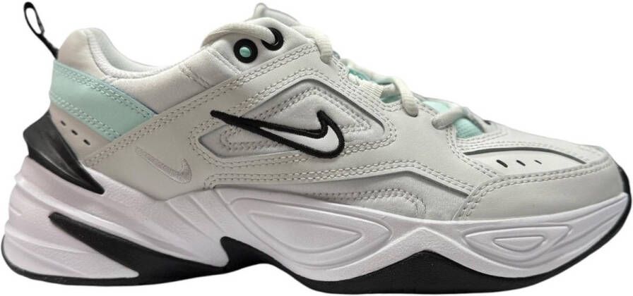 Nike M2K Tekno Dames Sneakers Platinum Tint White-Teal