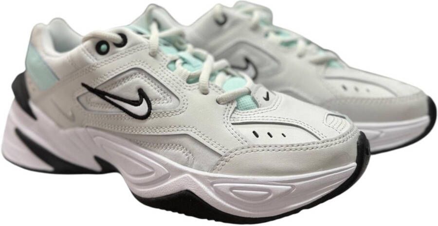 Nike M2K Tekno Dames Sneakers Platinum Tint White-Teal