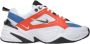 Nike M2K Tekno Wit Blauw Oranje Sneakers Dames - Thumbnail 5
