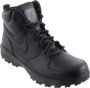 Nike Manoa Leather Heren Sneakers Black Black Black - Thumbnail 1