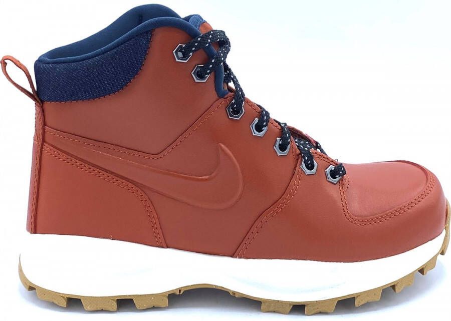 Nike Robuuste Leren Hoge Laars Oranje Orange