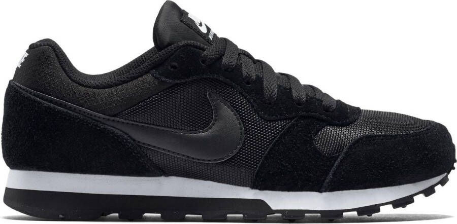 Nike Md Runner 2 Dames Sneakers Black Black-White