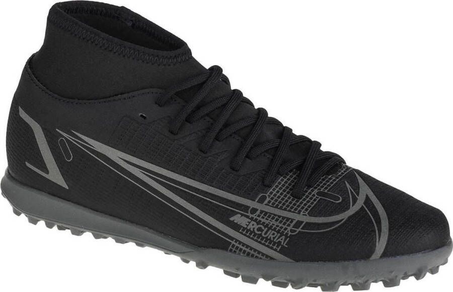 Nike Mercurial Superfly 8 Club TF CV0955-004 Mannen Zwart turf voetbalschoenen