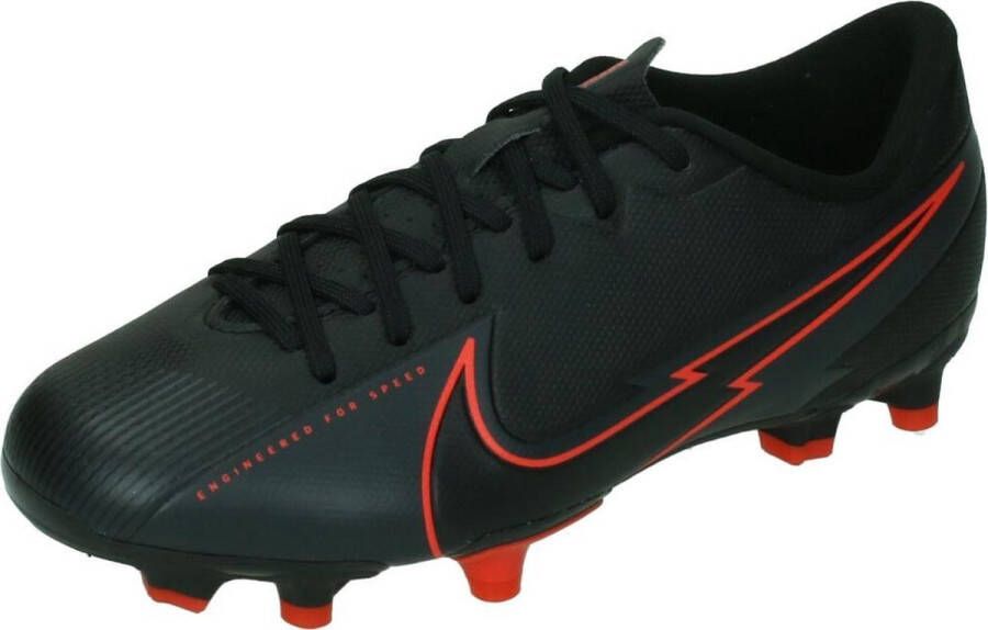 Nike Mercurial Vapor 13 Academy FG MG voetbalschoenen zwart rood