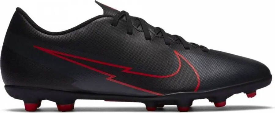Nike Black Chile Red Mercurial Vapor Club FG Black Dark Smoke Grey Black Red