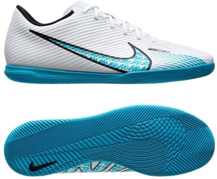 Nike Mercurial Vapor 15 Club IC Zaalvoetbal schoen Wit Blauw