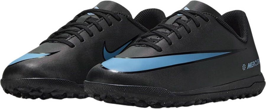 Nike Low-top voetbalschoenen voor kleuters kids (turf) Jr. Mercurial Vapor 16 Club Zwart