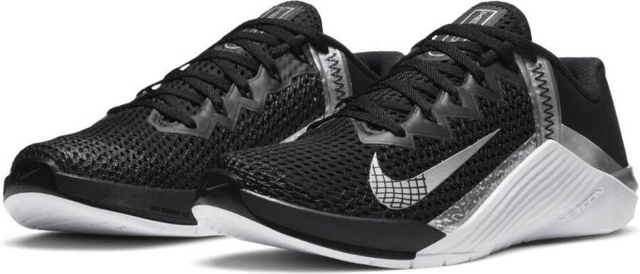 Nike Metcon 6 Sportschoenen Vrouwen zwart zilver wit