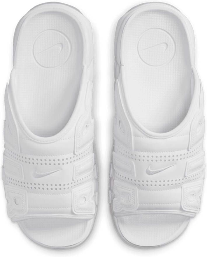 Nike More Uptempo Slipper Wit Doos zonder deksel