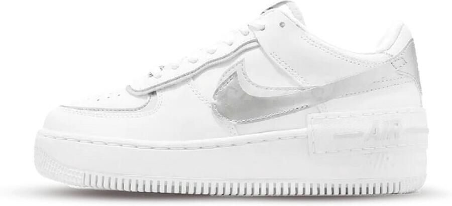 Nike Air Force 1 Low Shadow Wit Zilver Sneakers Unisex DOOS ZONDER DEKSEL - Foto 4