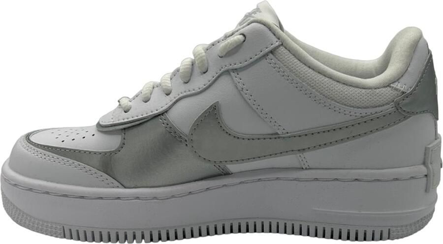 Nike Air Force 1 Low Shadow Wit Zilver Sneakers Unisex DOOS ZONDER DEKSEL - Foto 2