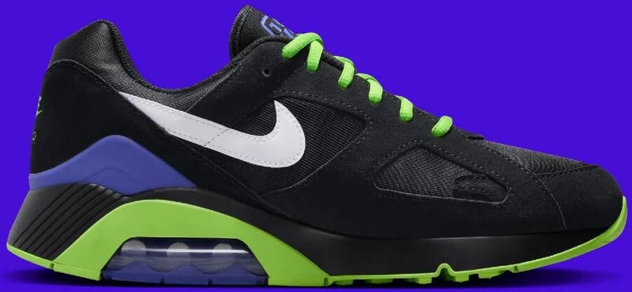 Nike Air 180 QS Joker Zwart groen paars Heren sneaker