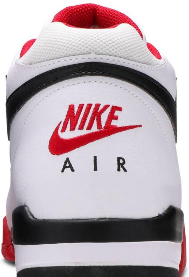 Nike Air Flight Legacy Heren Basketball Sneakers Schoenen Leer Wit BQ4212 - Foto 2
