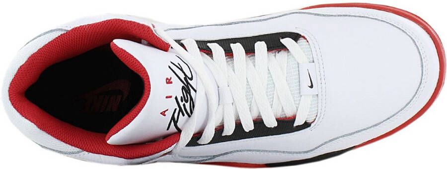 Nike Air Flight Legacy Heren Basketbalschoenen Sneakers Leer Wit BQ4212 - Foto 5