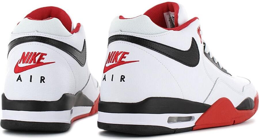 Nike Air Flight Legacy Heren Basketbalschoenen Sneakers Schoenen Leer Wit BQ4212 - Foto 7