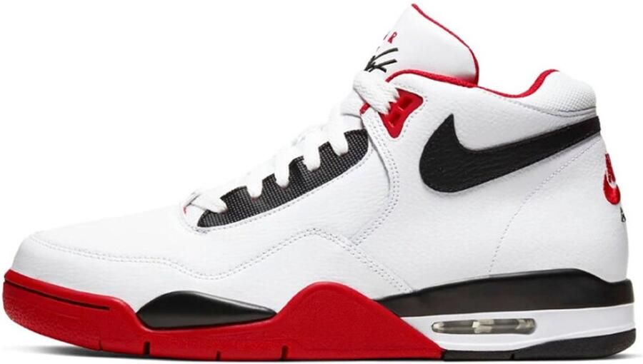 Nike Air Flight Legacy Heren Basketbalschoenen Sneakers Schoenen Leer Wit BQ4212 - Foto 9