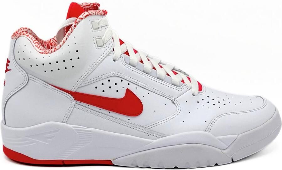 Nike Air Flight Lite Mid Herenschoen White University Red Heren - Foto 3