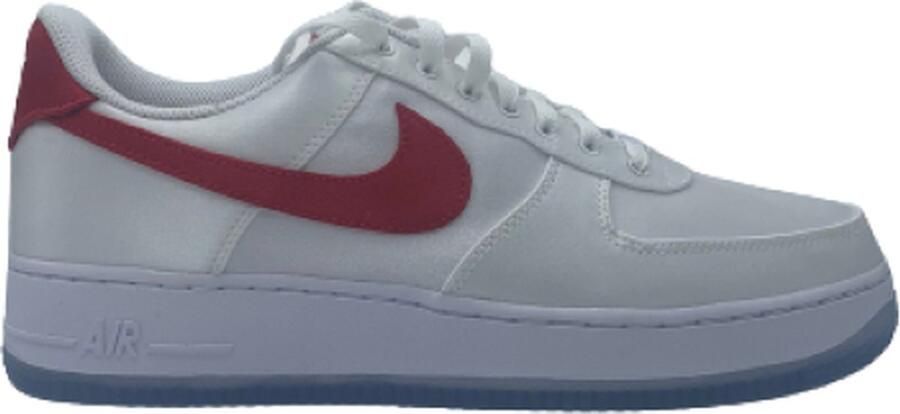 Nike Air Force 1 Low '07 Satin White Varsity Red DX6541 - Foto 3