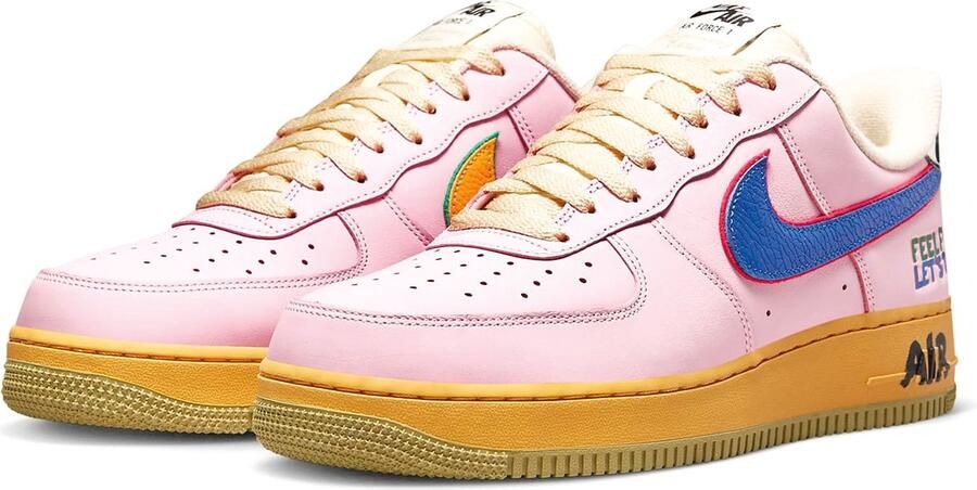 Nike Air Jordan wmns Nike Air Force 1 Low '07 Feel Free Let s Talk DX2667-600 Kleur als op foto - Foto 3