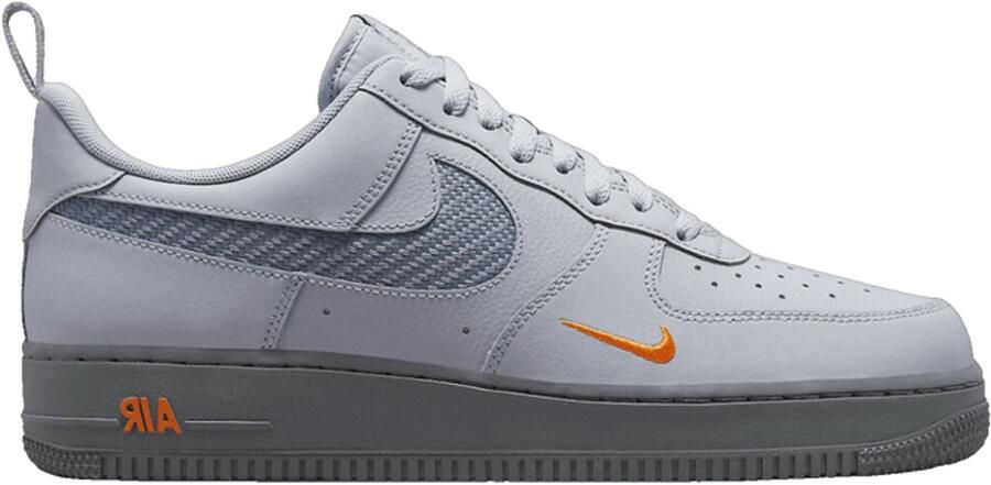 Nike Air Force 1 '07 LVB J22 Kleur licht grijs donker grijs oranje - Foto 2
