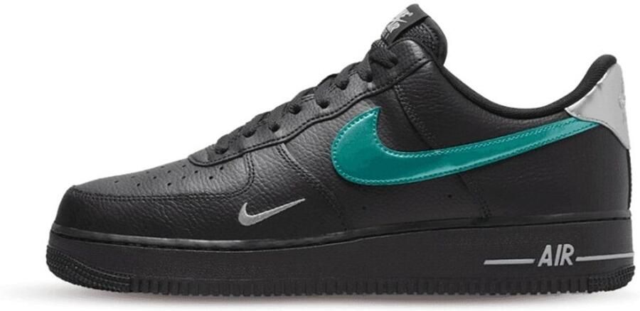 Nike Air Force 1' 07 Sneakers Zwart Blue Lightning - Foto 2