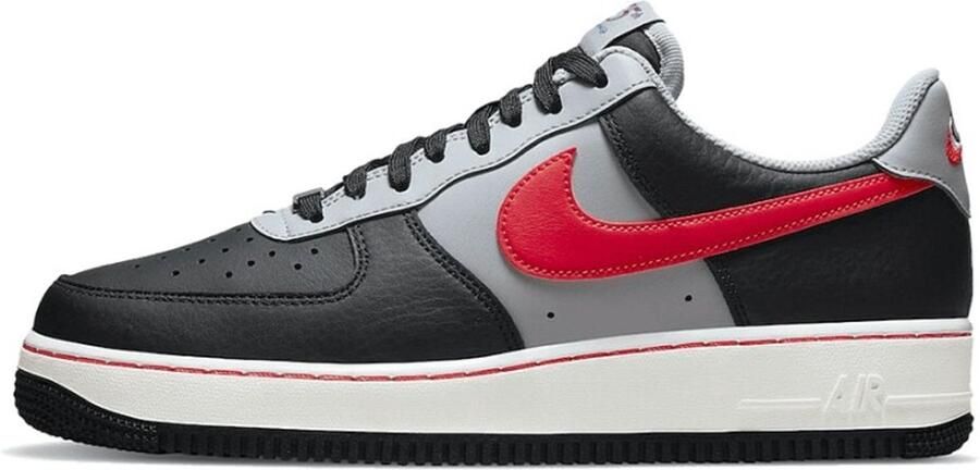 Nike NBA Air Force 1 '07 LV8 Black Grey Fog Sail Chile Red
