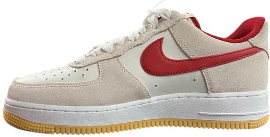 Nike Air Force 1 '07 LV8 Varsity Red Sneakers Unisex Rood Beige Wit - Foto 4